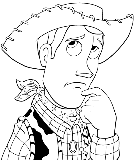 Plansa de colorat cu Toy Story 88 148
